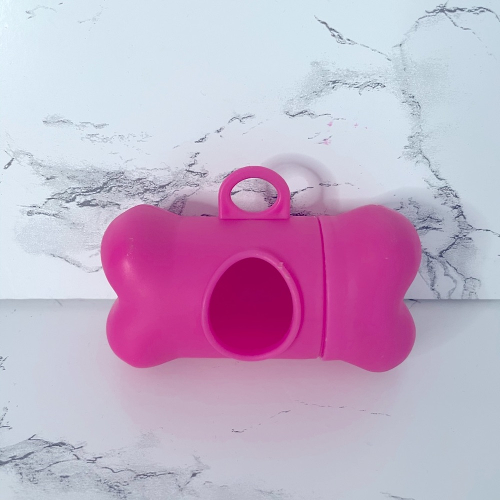 Pink Dog Bag Holder